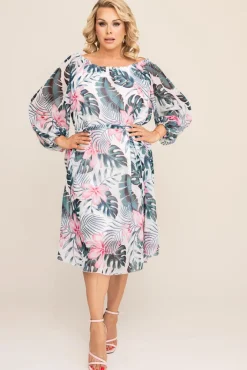 Polski Sukienka szyfonowa ORKUZI Wzór 1