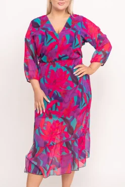 Polski Sukienka szyfonowa TRIGA Wzór 3