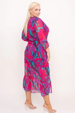 Polski Sukienka szyfonowa TRIGA Wzór 3