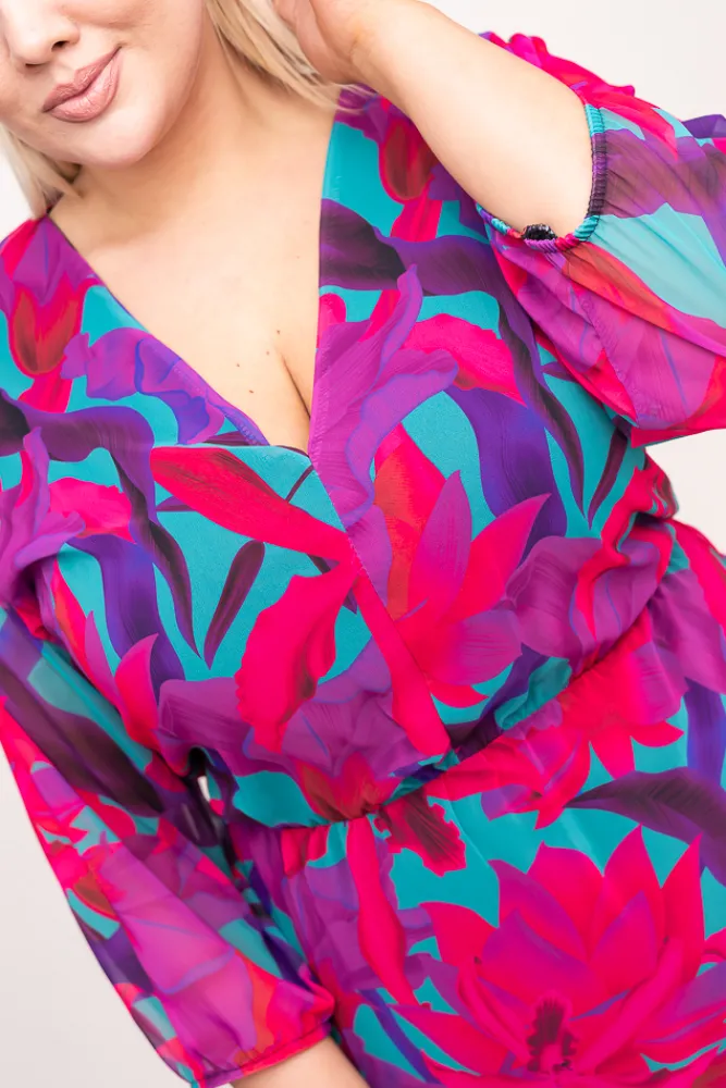 Polski Sukienka szyfonowa TRIGA Wzór 3