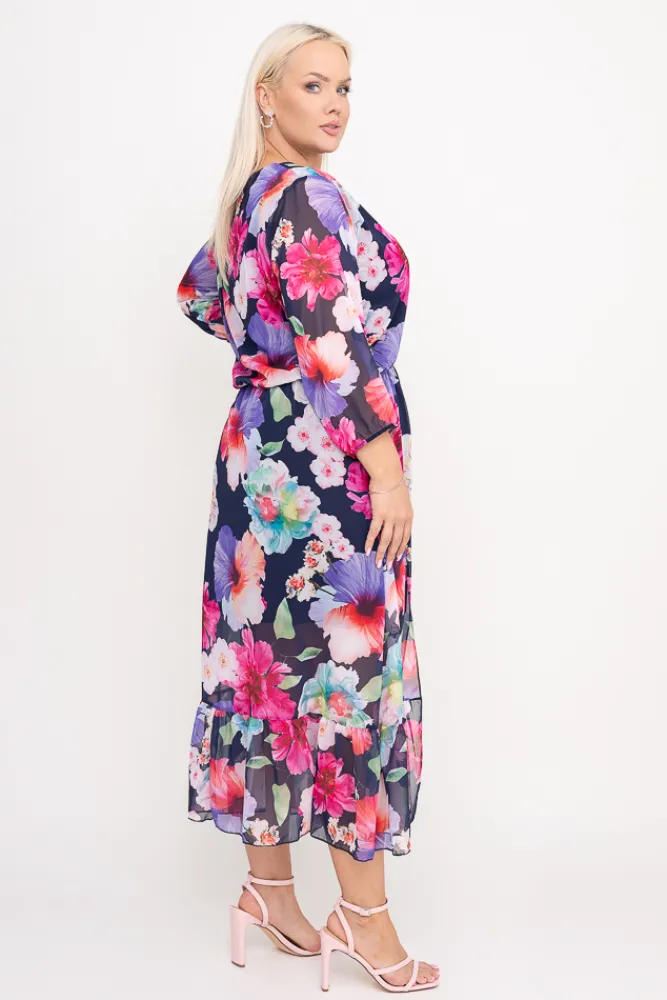 Polski Sukienka szyfonowa TRIGA Wzór 6