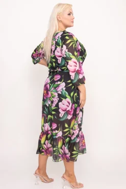 Polski Sukienka szyfonowa TRIGA Wzór 4