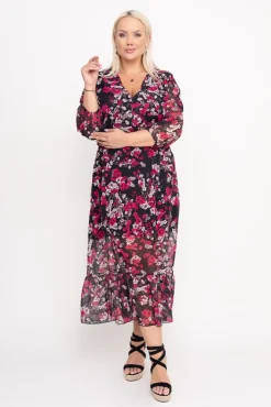 Polski Sukienka szyfonowa TRIGA Wzór 7