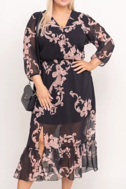 Polski Sukienka szyfonowa TRIGA Wzór 5