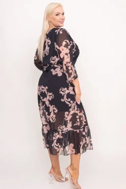 Polski Sukienka szyfonowa TRIGA Wzór 5