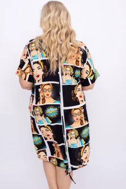 Włoski Sukienka VENTUTIO Wzór 2