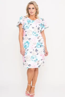 Polski Sukienka w kwiaty LIQUZI Wzór 2