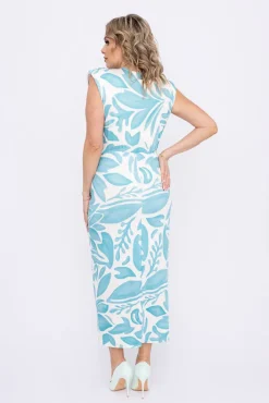 Włoski Sukienka z marszczeniem KLOE Wzór 4