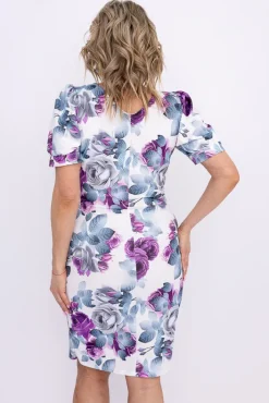 Włoski Sukienka z marszczeniem NORIMA Wzór 9