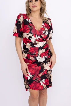 Włoski Sukienka z marszczeniem NORIMA Wzór 4