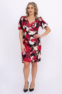 Włoski Sukienka z marszczeniem NORIMA Wzór 4