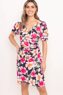 Włoski Sukienka z marszczeniem XIOPI Wzór 1