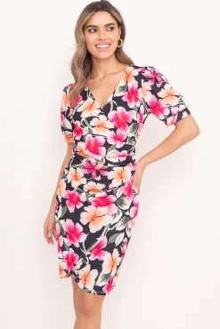 Włoski Sukienka z marszczeniem XIOPI Wzór 1