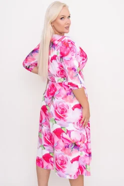 Polski Sukienka z paskiem GESINA Wzór 1