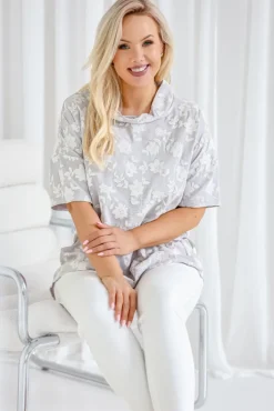 Damskie Polski Szara Bluzka SEGERI