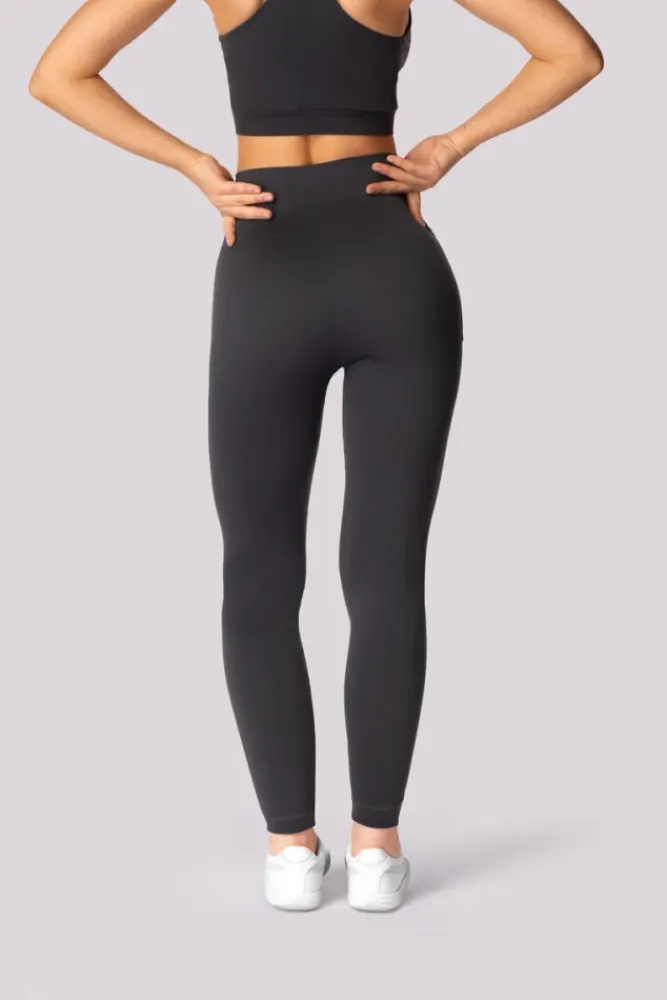 Polski Szare Legginsy z kieszonką BASE