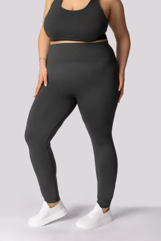 Polski Szare Legginsy z kieszonką BASE