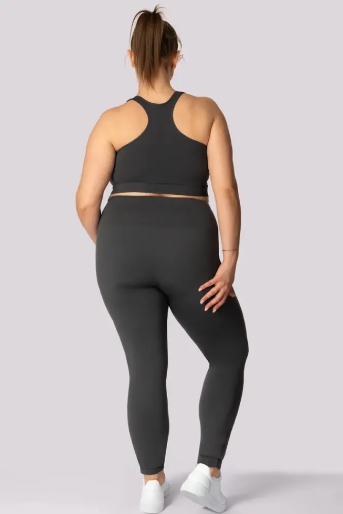 Polski Szare Legginsy z kieszonką BASE