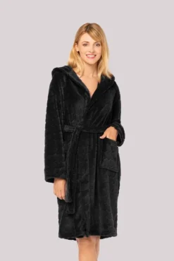 Polski Szlafrok CUPID BLACK