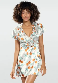 Polski Szlafrok satynowy ANDREA 019