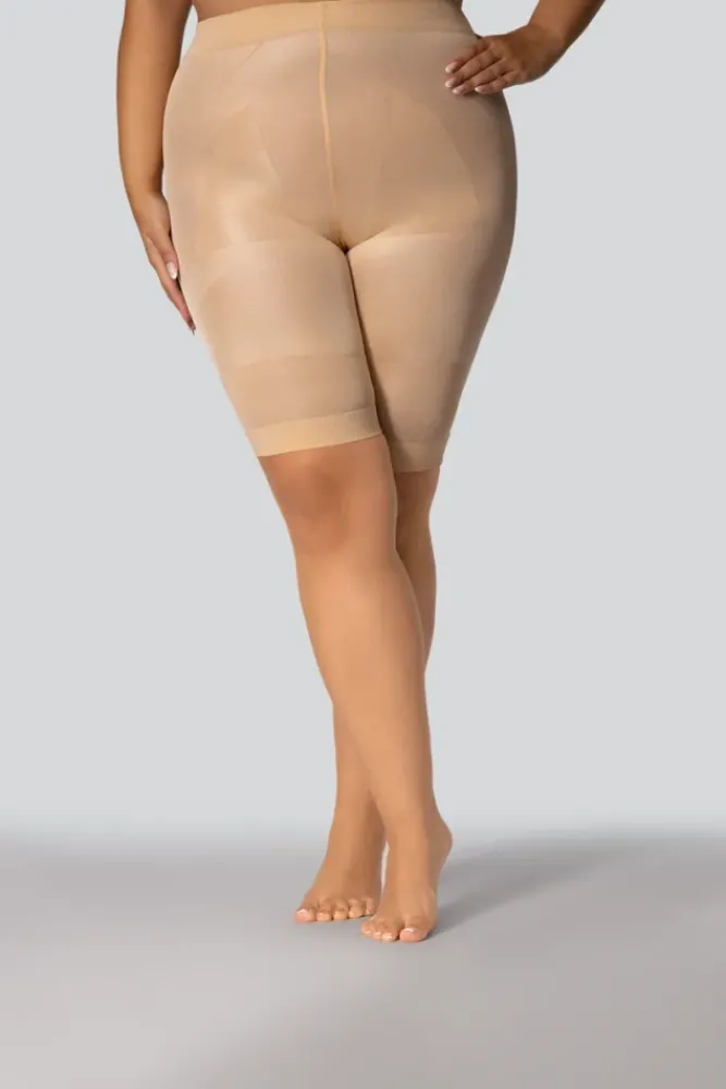 Polski Szorty wyszczuplające MID-WAISTED SMOOTHWEAR CHAMPAGNE PEARL