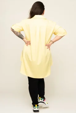 Damskie Włoski Żółta Koszula SIRIN