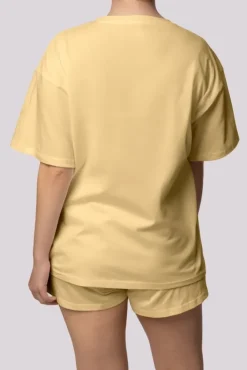Polski Żółta Piżama z szortami BLISS