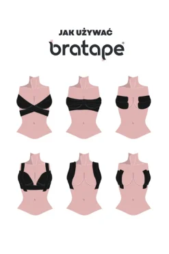 Gorteks Taśma do oklejania biustu BRA TAPE