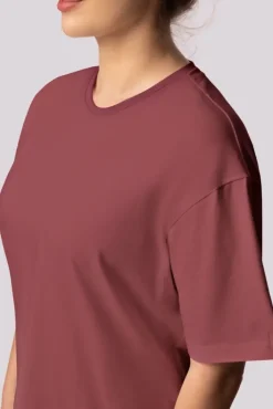 Polski Wiśniowa Koszula nocna BLISS