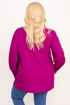 Damskie Polski Wrzosowa Bluzka LEMENTO