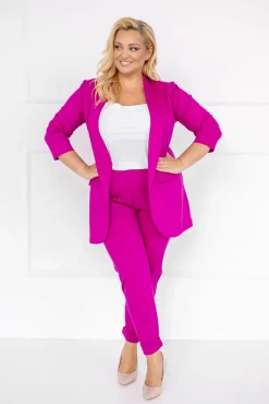 Damskie Polski Wrzosowa Marynarka CINTA