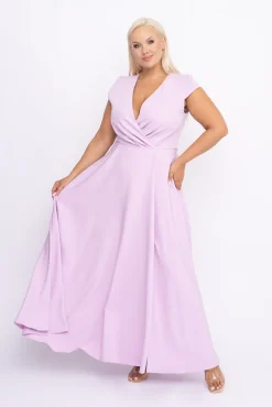 Polski Wrzosowa Sukienka LOREDANA