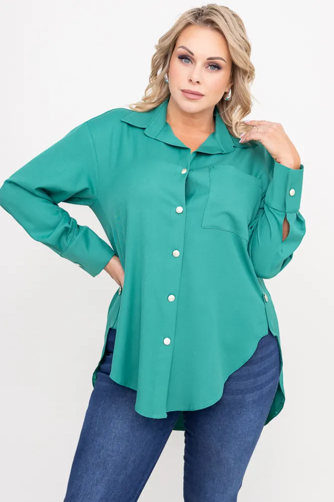 Damskie Polski Zielona Koszula SENTURI