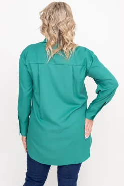Damskie Polski Zielona Koszula SENTURI
