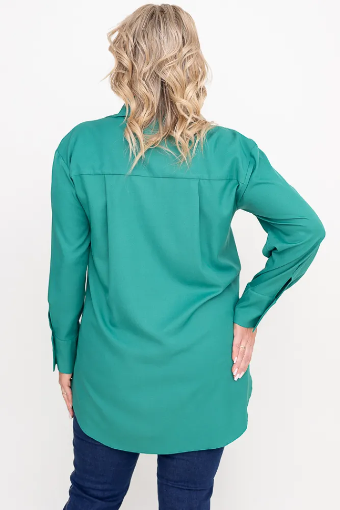 Damskie Polski Zielona Koszula SENTURI