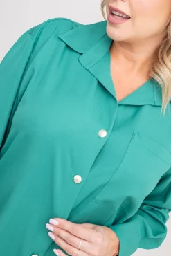 Damskie Polski Zielona Koszula SENTURI