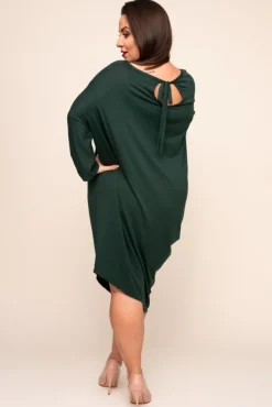 Polski Zielona sukienka CASUAL FASHION