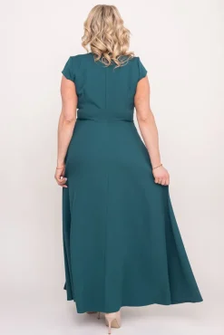 Polski Zielona Sukienka LOREDANA