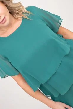 Polski Zielona Sukienka ORINA