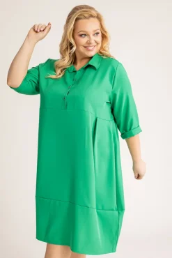 Polski Zielona Sukienka SENTAYA