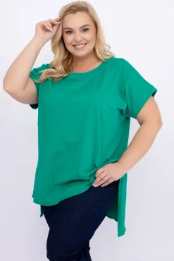Damskie Włoski Zielona Tunika MALTIZI