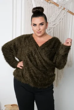 Damskie Polski Sweter FABIOLA Plus Size