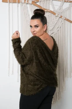 Damskie Polski Sweter FABIOLA Plus Size