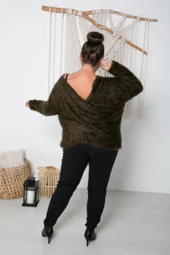 Damskie Polski Sweter FABIOLA Plus Size