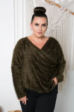 Damskie Polski Sweter FABIOLA Plus Size