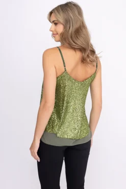 Damskie Włoski Top z cekinami BATUMI