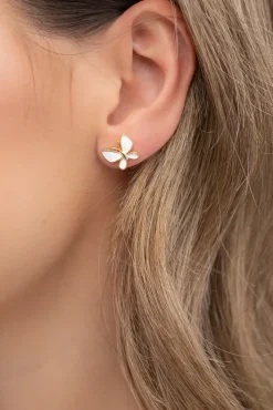 Złote Kolczyki pozłacane ze srebra BUTERIO