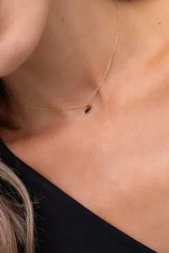 Złoty Naszyjnik choker pozłacany ze srebra FARIL