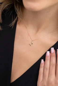 Złoty Naszyjnik pozłacany ze srebra NUTIRO